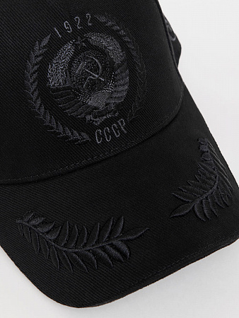 Бейсболка "СССР" Black edition, 100% хлопок